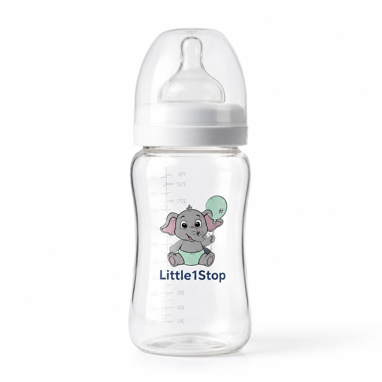 Little1Stop™ Anti-Colic Baby Feeding Bottle – BPA-Free Newborn Milk Bottle