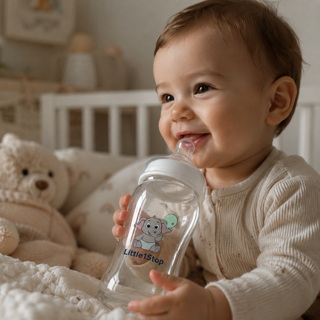 Little1Stop™ Anti-Colic Baby Feeding Bottle – BPA-Free Newborn Milk Bottle